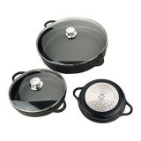 Gryde Med Lg Valira 4135/25 Sort  24 cm #1