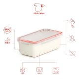 Mad Bevarelse Container Valira 6090/9 Hermetisk Hvid Termoplastisk PBT 750 ml #4