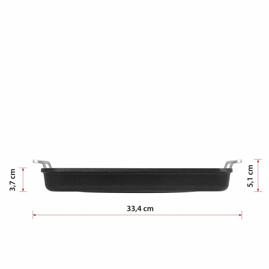 Grill Valira 4652/25 28 x 28 cm 25 x 28 cm Sort Metal Aluminium  28 cm #5