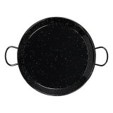 Honda gryde med hank Vaello Sort Glaseret stl ( 38 cm) #1