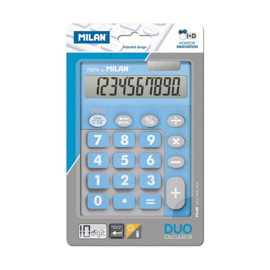 Lommeregner Milan Duo Calculator PVC #1