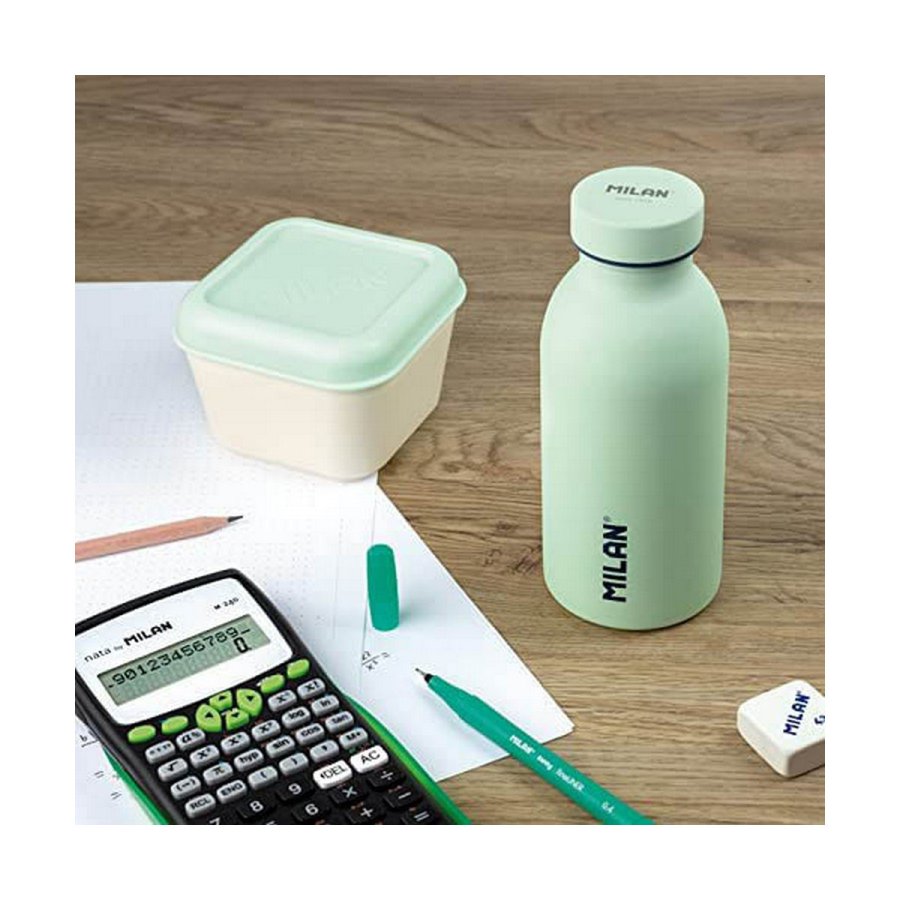 Firkantet madkasse med lg Milan Grn 330 ml 12 x 10 x 7 cm Plastik (1 enheder) #4