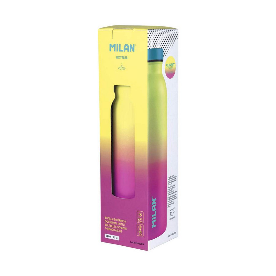Termoflaske Milan Sunset Rustfrit stl Gul 591 ml #6