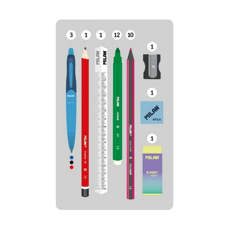 ske Milan Sunset KIT Sort 22,5 x 11,5 x 11 cm #1