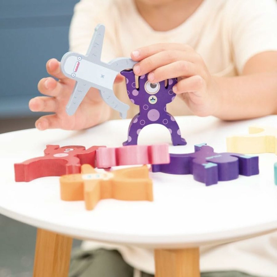 P�dagogisk spil Milan Aliens Tower 16 Dele #4