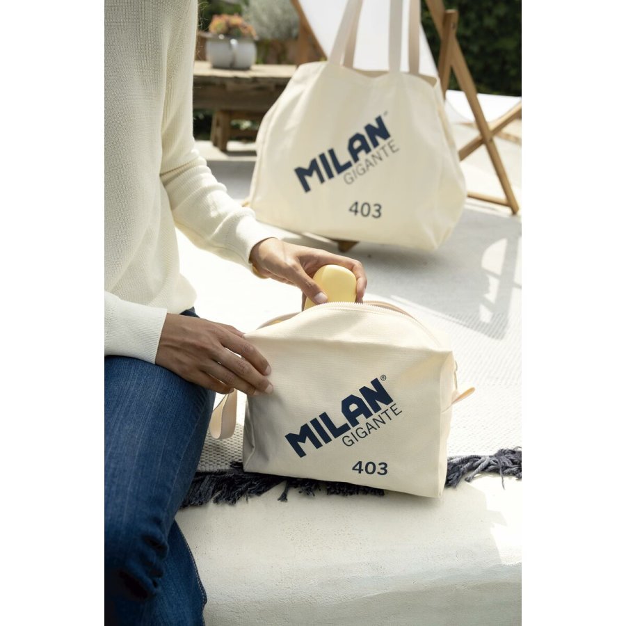 Rejsetoilettaske Milan Beige #4