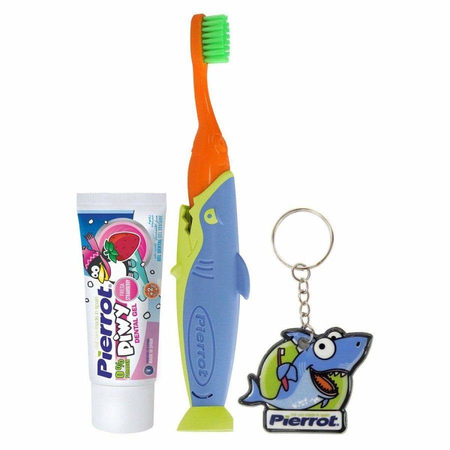 Conjunto de Pasta de Dentes com Escova Pierrot SHARKY #1