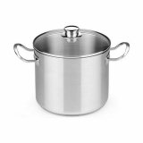 Gryde med Glaslg BRA A343937  30 cm Stl Metal Rustfrit stl Rustfrit stl 18/10 #1