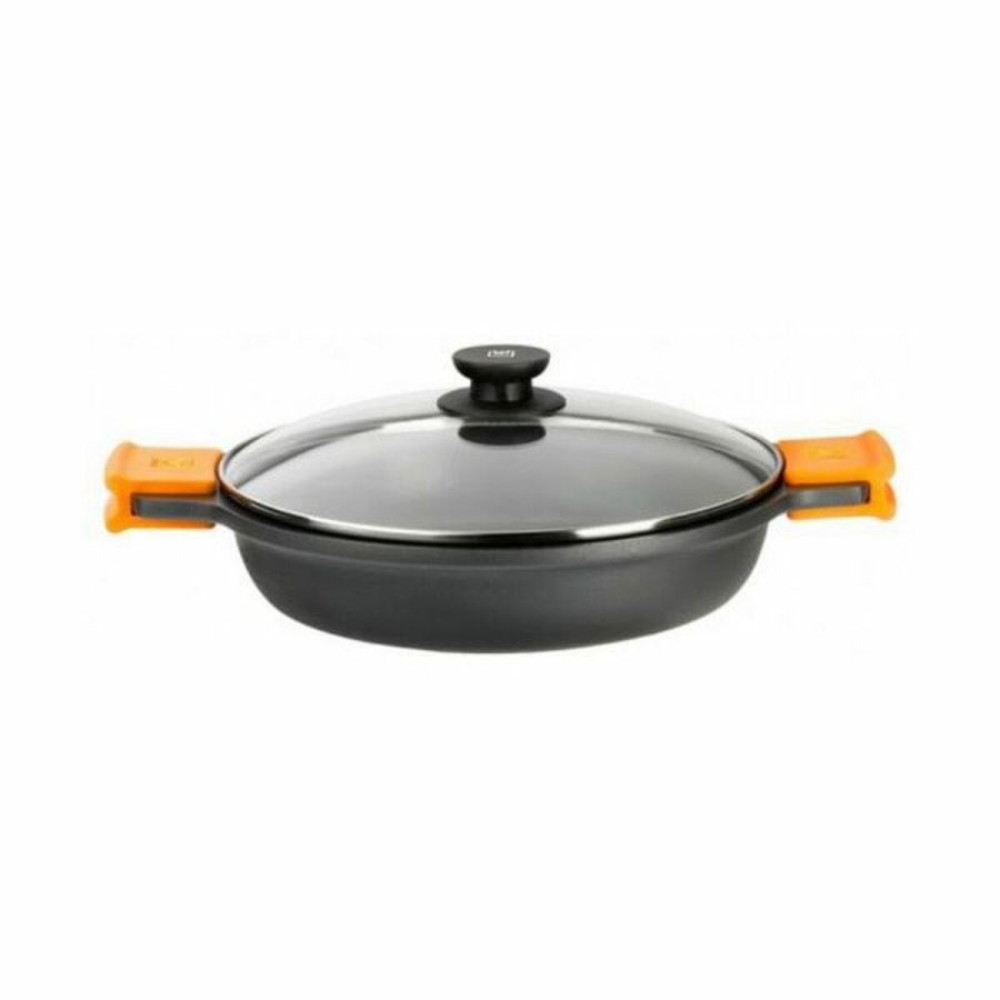 Gryde BRA A270532 (32 cm) Sort Sort/Orange Metal Aluminium Smedet aluminium Stbt aluminium  32 cm #1
