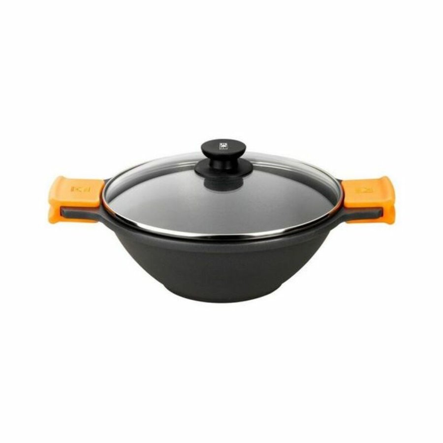 Stegepande BRA Braisogona_A272028 Sort Sort/Orange Metal Aluminium  24 cm  28 cm #1