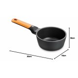 Gryde BRA EFFICIENT Sort  16 cm 1,35 L (1 enheder) #5