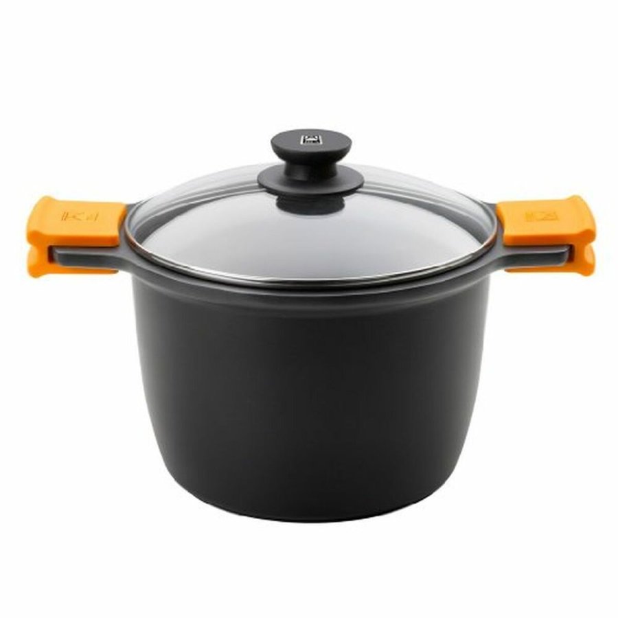 Gryde med Glaslg BRA A273907 Sort Metal Aluminium Smedet aluminium Stbt aluminium (1 enheder) #1