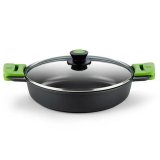 Gryde Med Lg BRA PRIOR Sort Aluminium 2,3 L  24 cm (1 enheder) #1