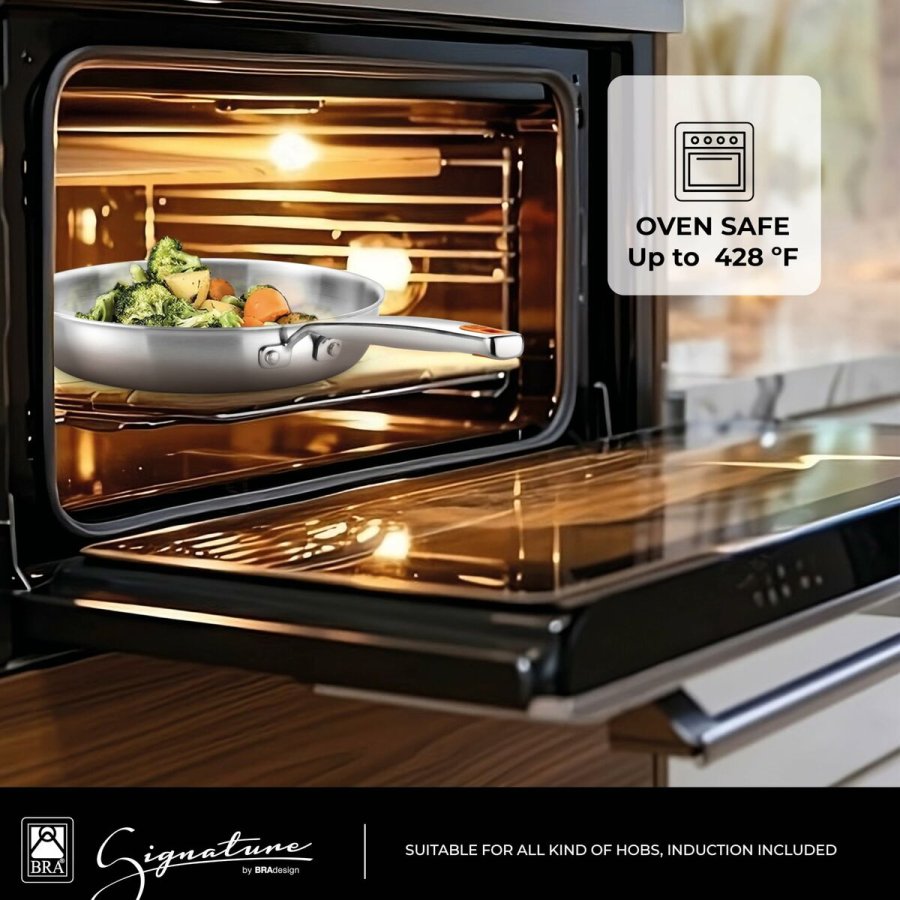 Stegepande BRA EFFICIENT IX 20 Gr� Rustfrit st�l � 20 cm #5