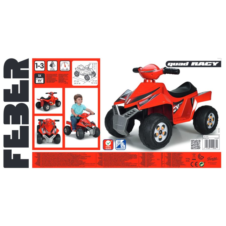 Elektrisk quad Feber 800011252 6V (67 x 41 x 45 cm) #3