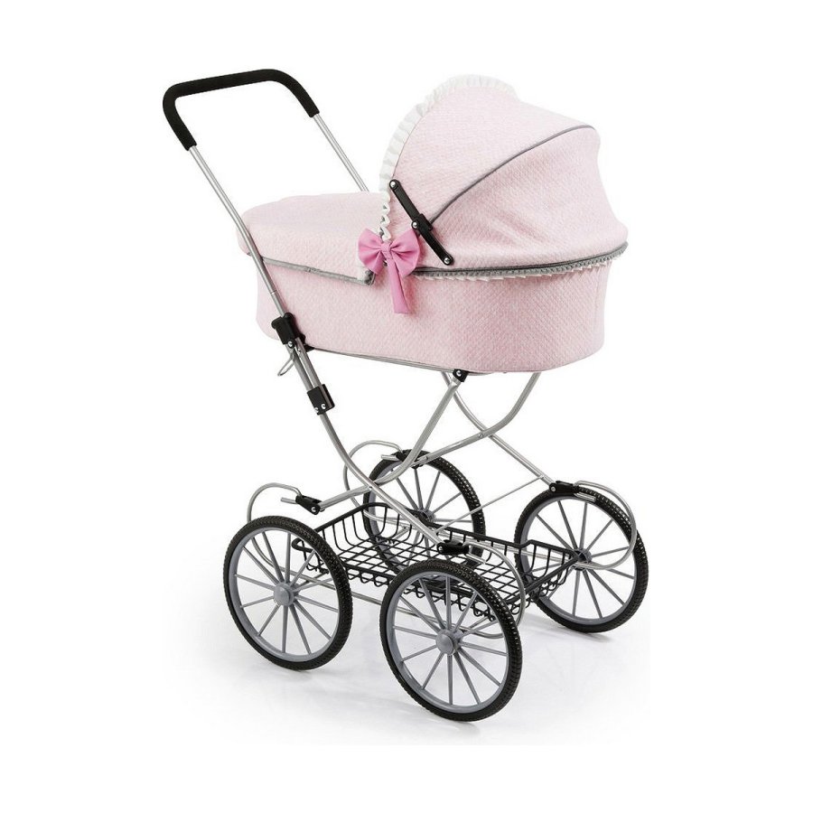 Lille Barnevogn til Dukker Reig Dolls Pram Pink 64 cm #3
