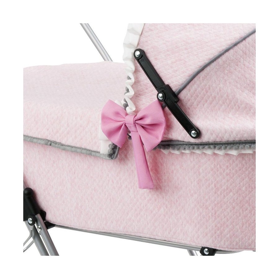 Lille Barnevogn til Dukker Reig Dolls Pram Pink 64 cm #4