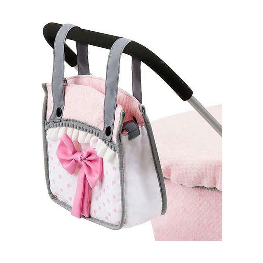 Lille Barnevogn til Dukker Reig Dolls Pram Pink 64 cm #6