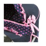 Lille Barnevogn til Dukker Reig 45 cm Marinebl #4