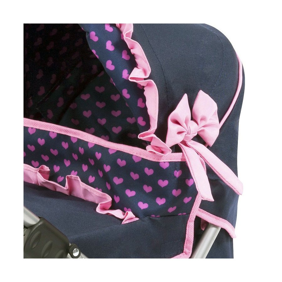 Lille Barnevogn til Dukker Reig 45 cm Marinebl #4