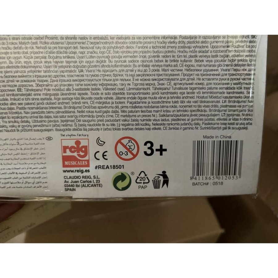 Lille Barnevogn til Dukker Reig Combi 62 cm 82 x 79 x 38,5 cm Marinebl #3