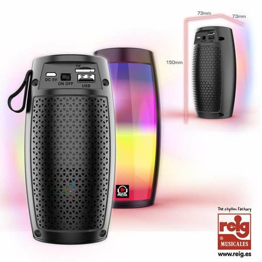 Bluetooth-hjttaler Reig USB 5 W 16 x 8,2 x 8,2 cm #3