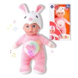 Baby Dukke Reig 30 cm Kanin Bamse Pink (30 cm) #1