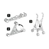 Lille Barnevogn til Dukker Reig Foldbar Pink 25,5 x 41,5 x 55,5 cm #3