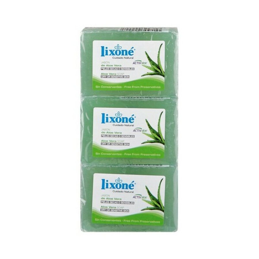 Naturlig Glycerin Hndsbe Aloe Vera Lixon 53/3 (3 uds) (125 g) #1