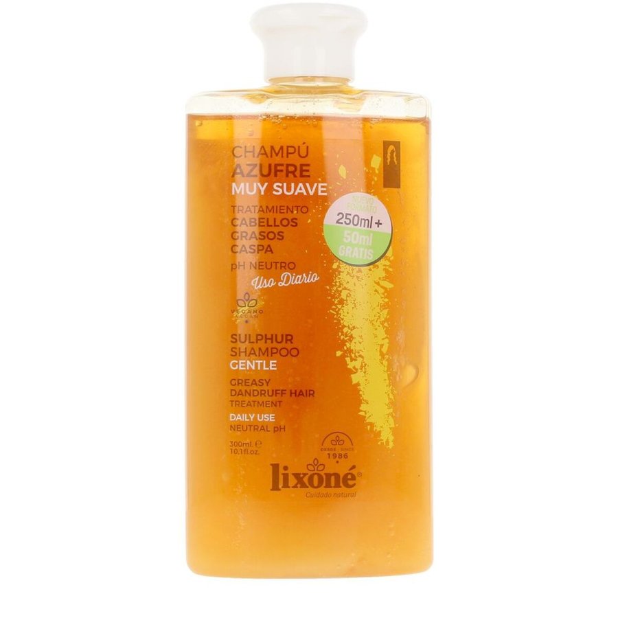Anti-Fedt Shampoo Lixon AZUFRE 300 ml Anti-Skl #1