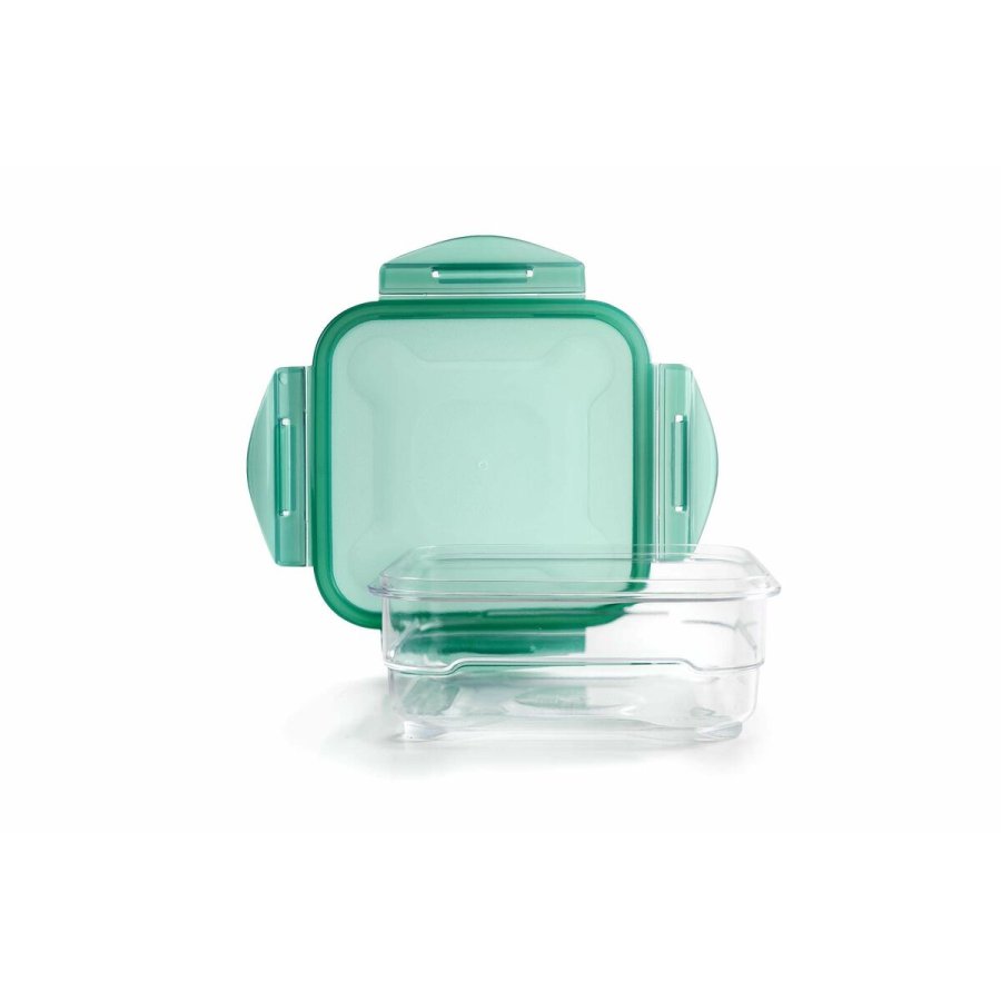 Hermetisk madkasse Ibili 790408 Krystal 800 ml 15,5 x 15,5 x 7 cm Grn #2