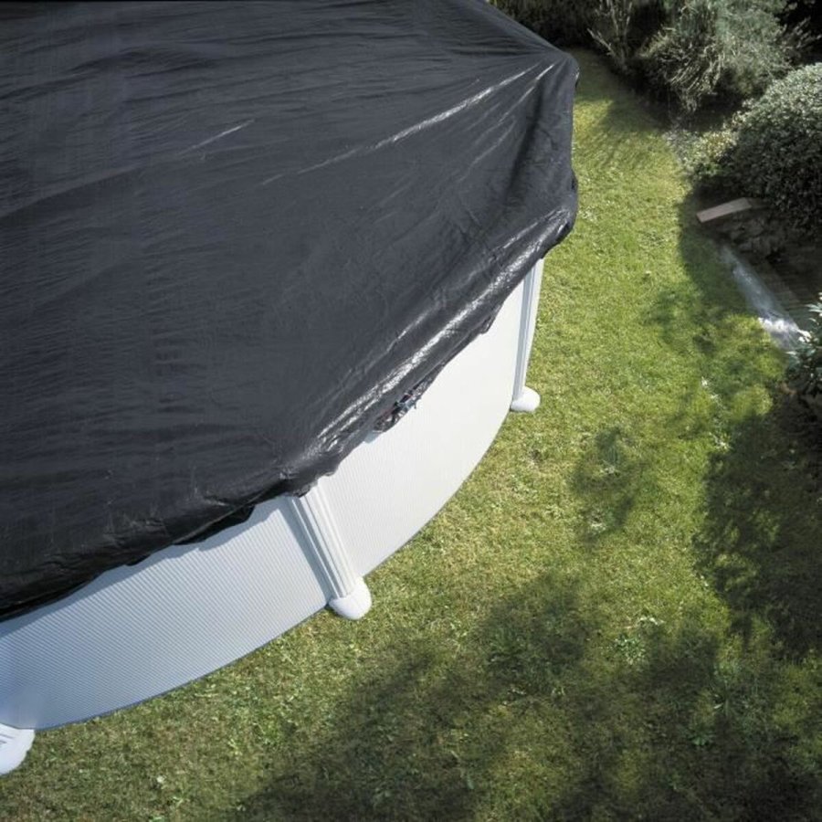 Swimmingpool Cover Gre CIPR451P Polyetylen  4,6 m Sort #3