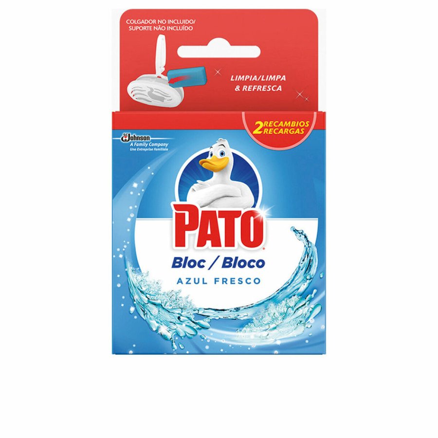 Toilet air freshener Pato Agua Azul 2 x 40 g Desinficerende Blok #1