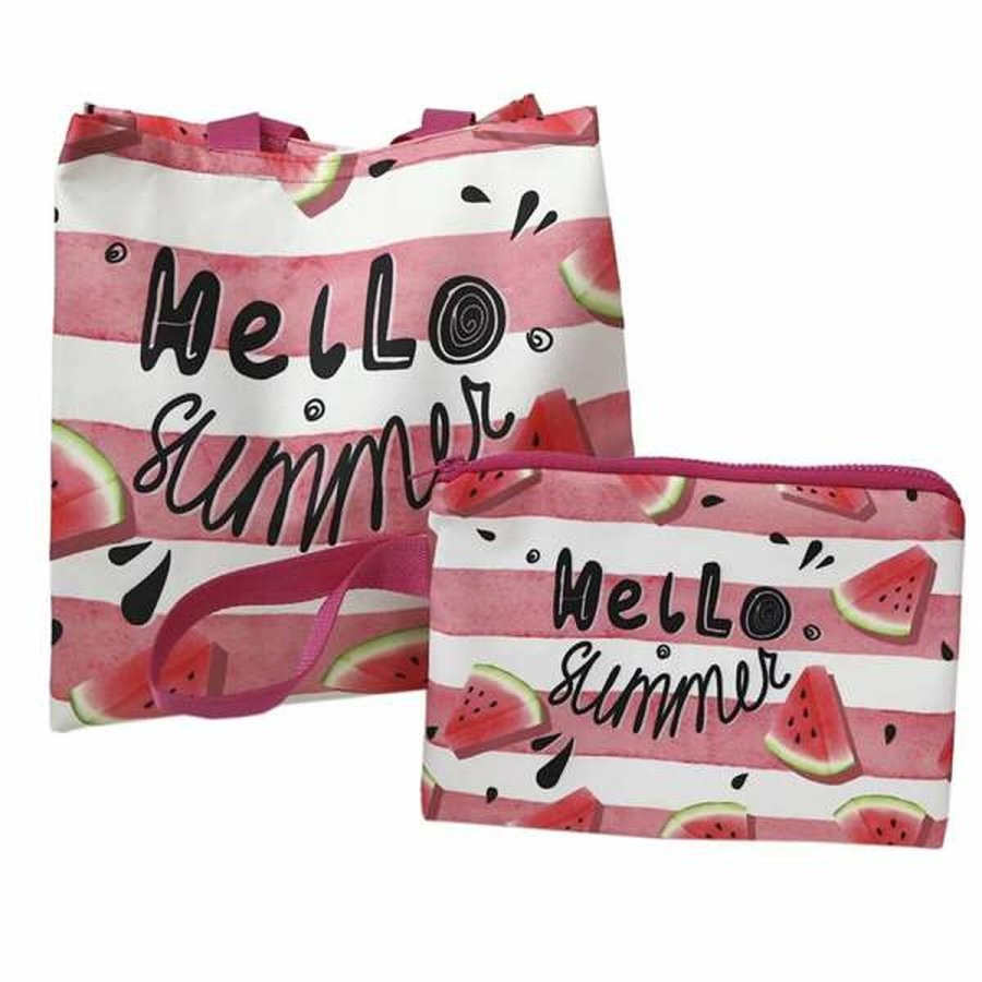 Strandtaske Secaneta 48 x 33 x 14 cm Vandmelon #3
