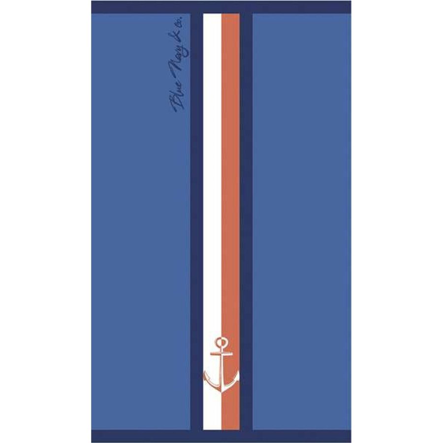 Strandhndklde Secaneta Portals Marinebl 90 x 165 cm Jacquard #1