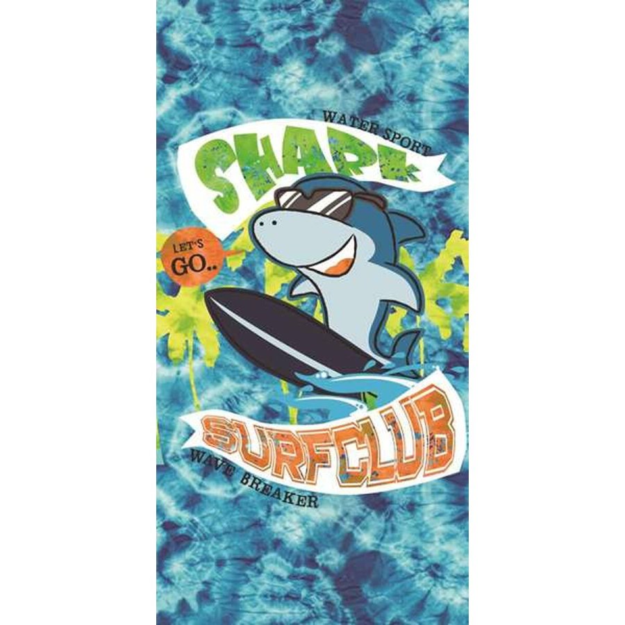 Mikrofiberhndklde Secaneta Sharklub 75 x 150 cm #1