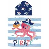 Poncho-hndklde med Htte Secaneta Piratepolp 60 x 120 cm #1