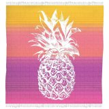 Strandhndklde Secaneta Fouta 170 x 170 cm Dobbelt Ananas #2