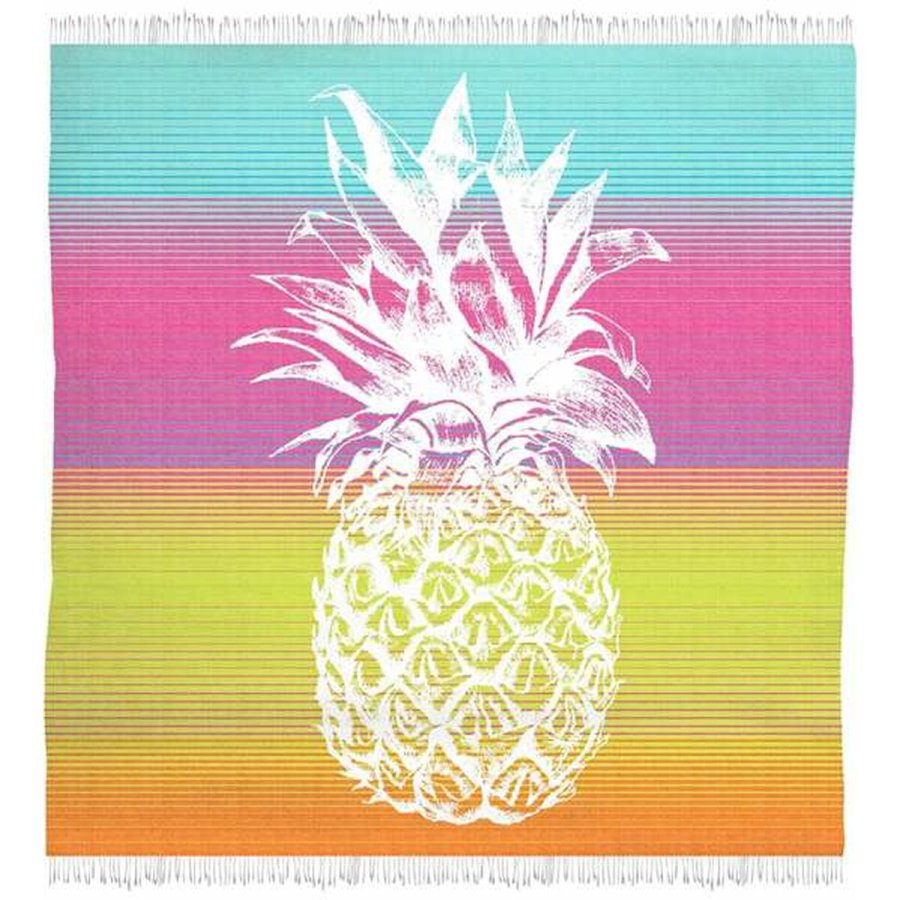 Strandhndklde Secaneta Fouta 170 x 170 cm Dobbelt Ananas #3