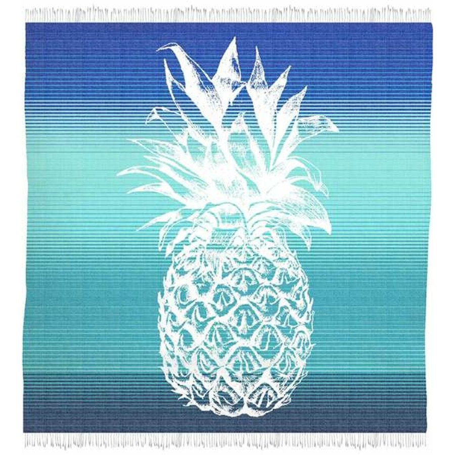 Strandhndklde Secaneta Fouta 170 x 170 cm Dobbelt Ananas #1