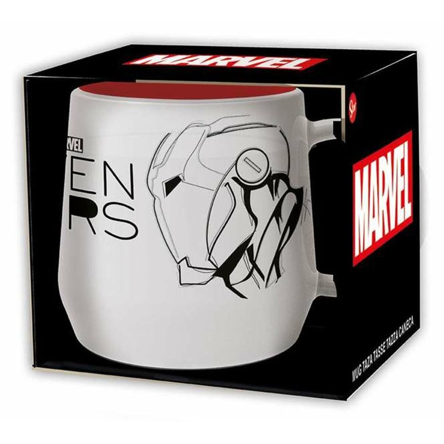 Kom med boks Marvel Keramik 360 ml #1