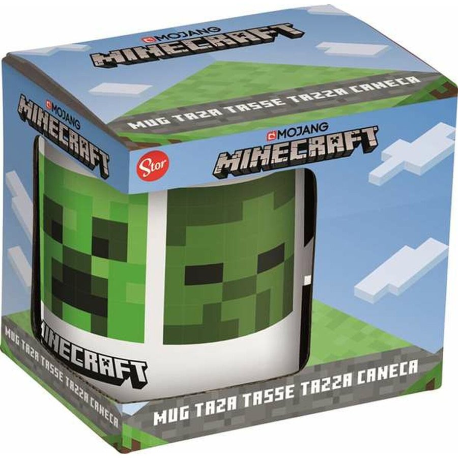 Krus i Keramik Minecraft 325 ml Brns Keramik #1