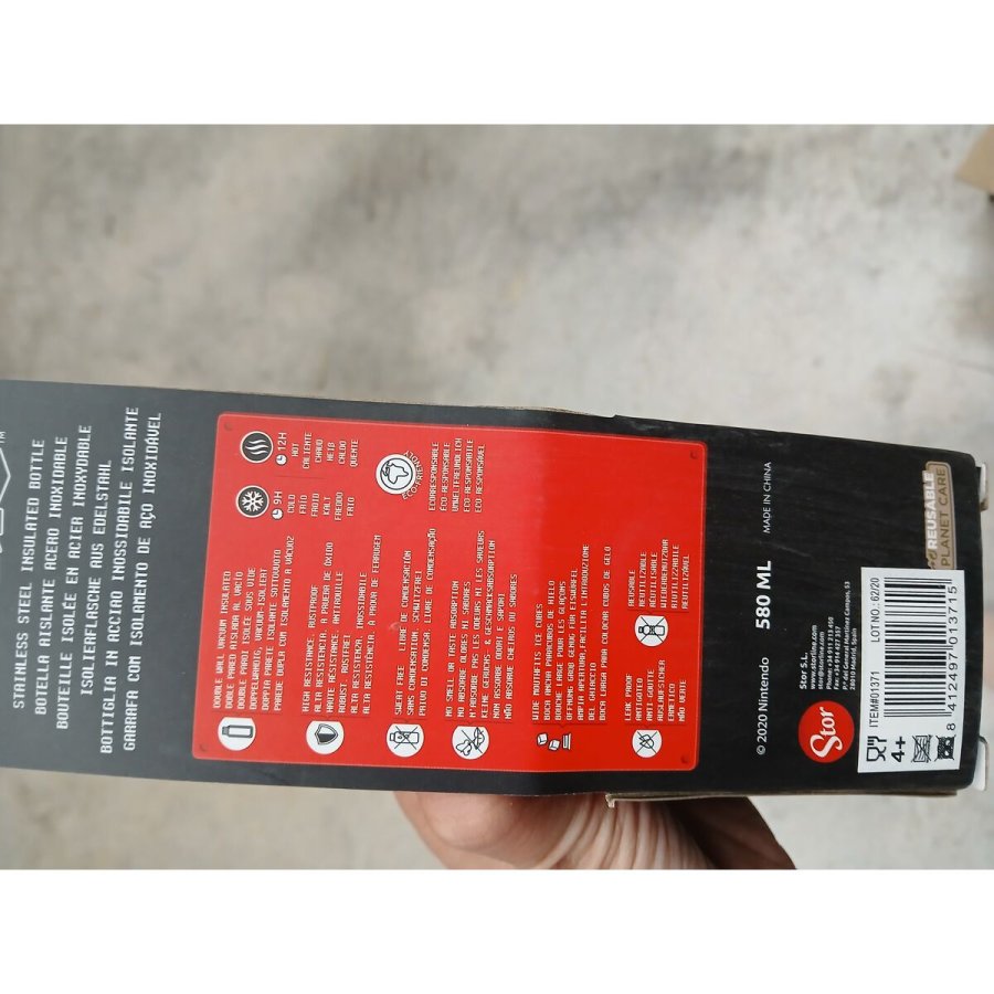 Termokande Super Mario 01371 580 ml Silikone #4