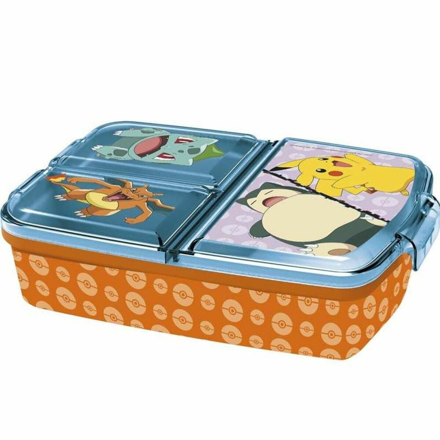Madkasse med rum Pokmon 08020 polypropylen #1