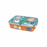 Madkasse med rum Peppa Pig    polypropylen 19,5 x 16,5 x 6,7 cm 17 x 14 x 7 cm #1