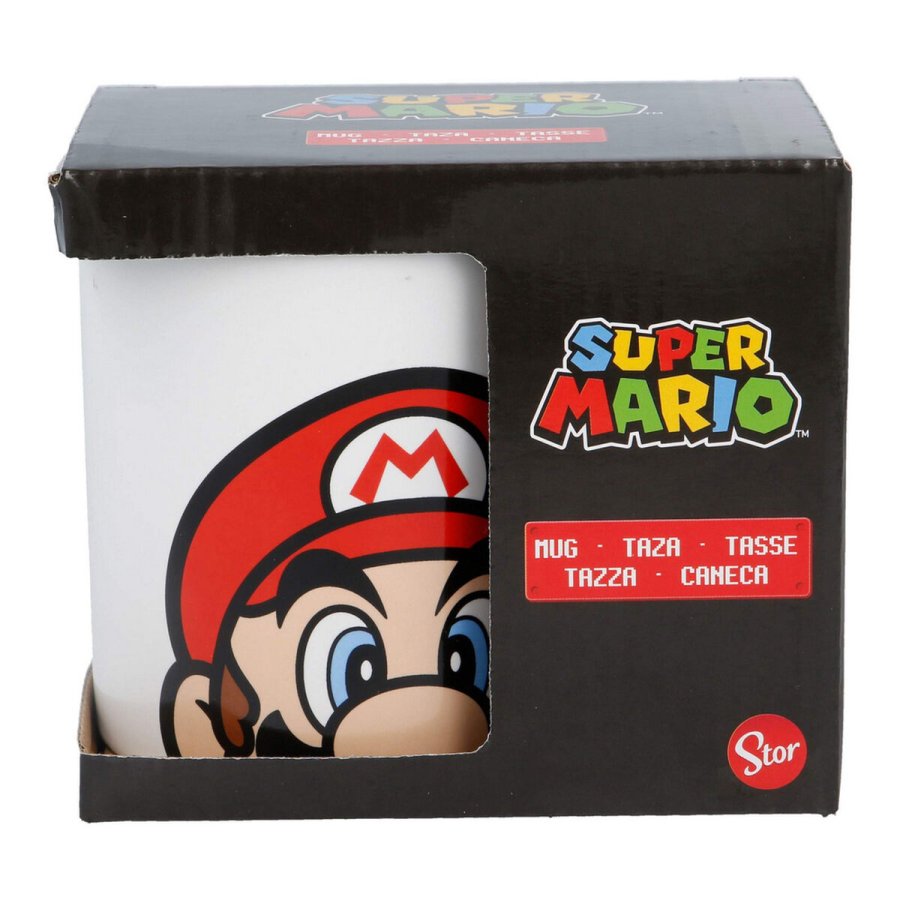 Krus i Keramik Super Mario Hvid 325 ml Brns Keramik #7