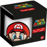 Krus i Keramik Super Mario Hvid 325 ml Brns Keramik #1