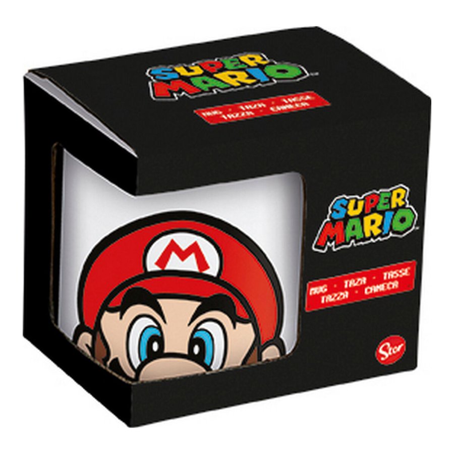Krus i Keramik Super Mario Hvid 325 ml Brns Keramik #19