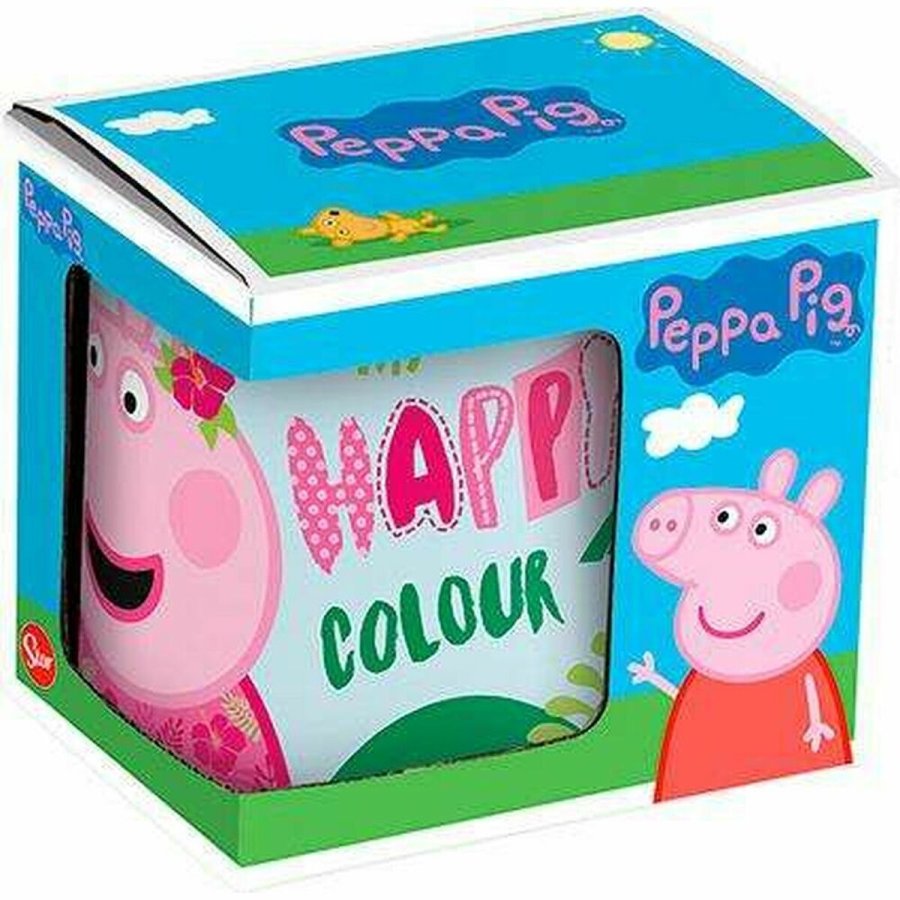 Krus Peppa Pig Having fun Keramik Lyserd (350 ml) #5