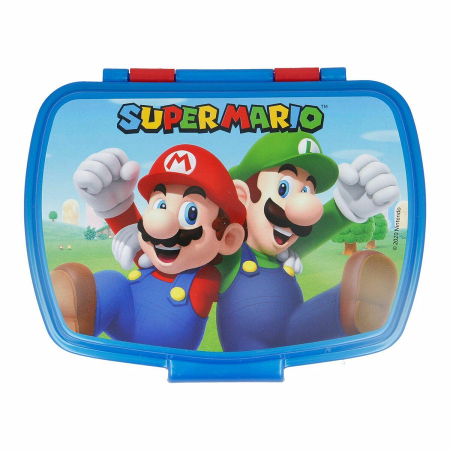 Madkasse til Sandwich Super Mario Plastik Rd Bl (17 x 5.6 x 13.3 cm) #4